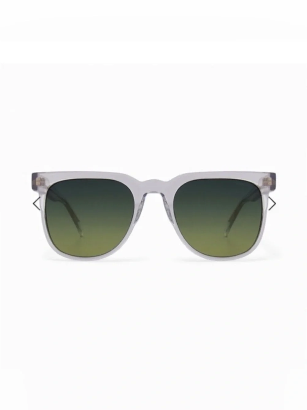 KOMONO Clear Sunglasses NEW Riviera UV400 Square Green